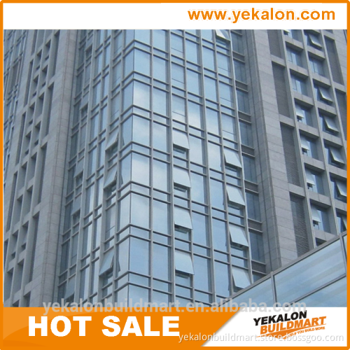 Yekalon Curtain wall system 2015 Shenzhen hot sale decorative exterior wall steel panel